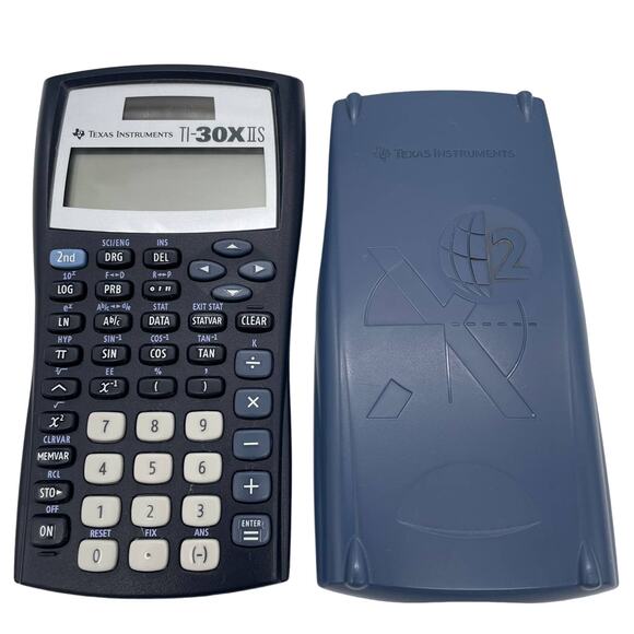 Texas Instruments TI-30XIIS Scientific Solar Calculator, Black with Blue Accents - Picture 3 of 4